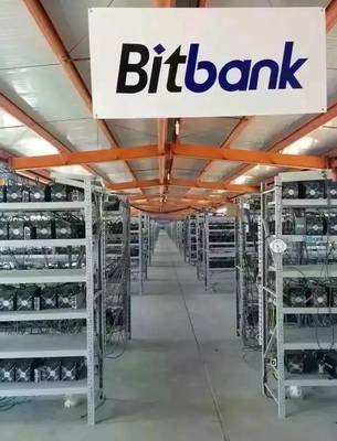 A modern mining farm showcasing advanced mining rigs in operation