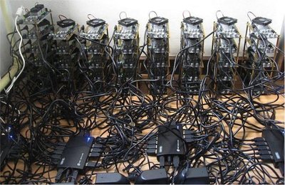 Eco-friendly cryptocurrency mining farm harnessing renewable energy